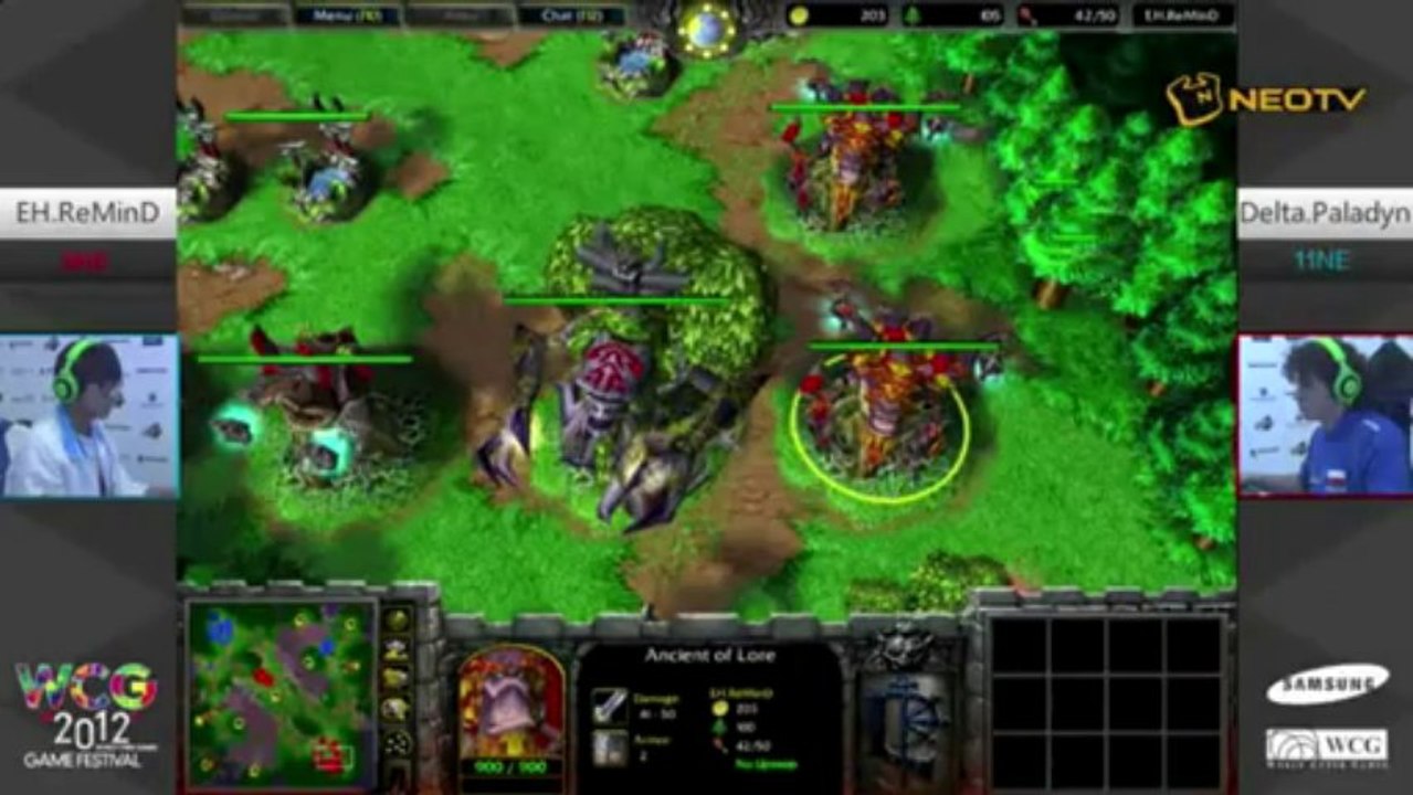 2nd Match - Groupe A WCG 2012 - Remind vs Paladyn