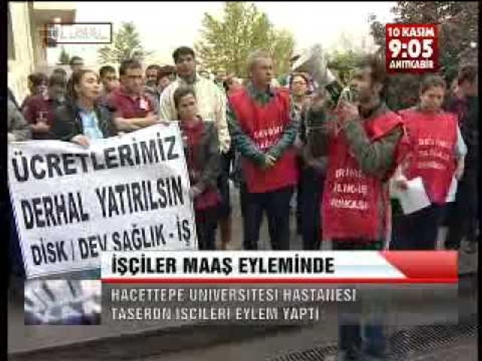 İŞÇİLER MAAŞ EYLEMİNDE