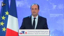 François Hollande annonce la libération des otages d'Arlit