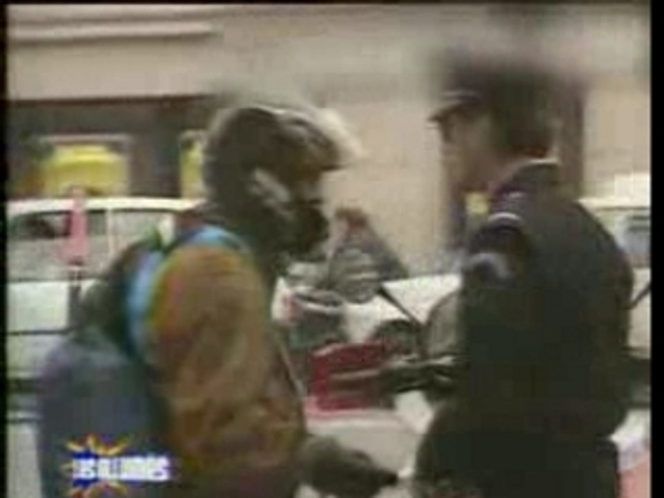 Laurent Baffie en faux policier