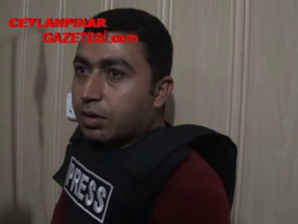 gazeteciler bombadan etkilendiler