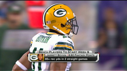 'NFL Fantasy Live': Bench players to start