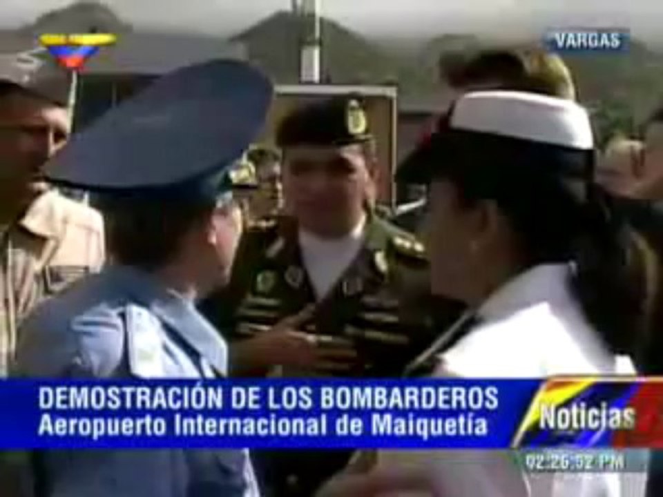 (Video) Realizan demostración de los bombarderos estratégicos rusos en Maiquetía