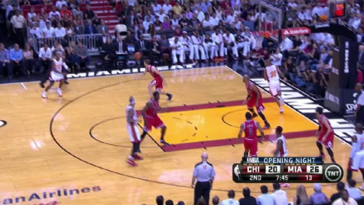 Bulls vs. Heat First half