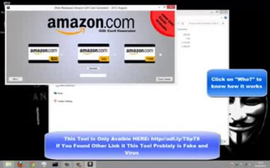 New NO Surveys] Amazon Gift Card Generator September 2013 v4 8 1 [FREE]