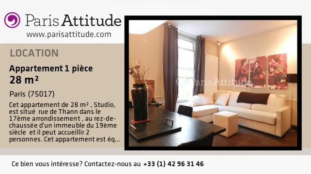Appartement Studio à louer - Parc Monceau, Paris - Ref. 8933