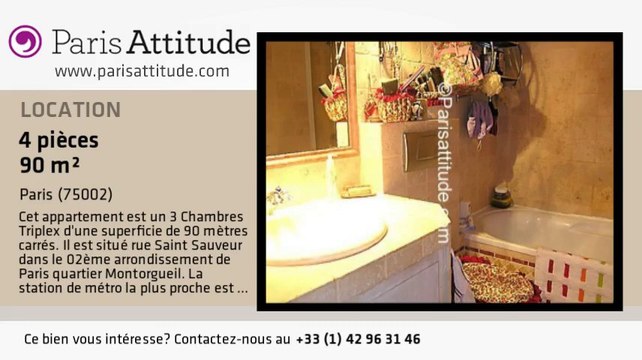 Triplex 3 Chambres à louer - Montorgueil, Paris - Ref. 2491