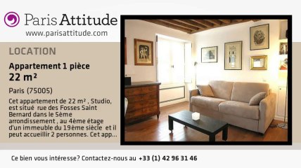 Appartement Studio à louer - Quartier Latin/St Michel, Paris - Ref. 6131