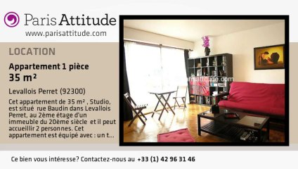 Appartement Studio à louer - Levallois Perret, Levallois Perret - Ref. 1412