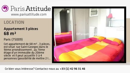 Appartement 2 Chambres à louer - Notre Dame de Lorette, Paris - Ref. 6507