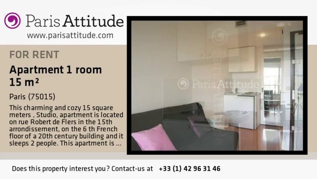 Studio Apartment for rent - Beaugrenelle, Paris - Ref. 7938