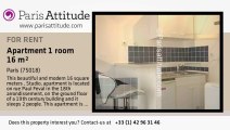 Studio Apartment for rent - Sacré Cœur, Paris - Ref. 7646