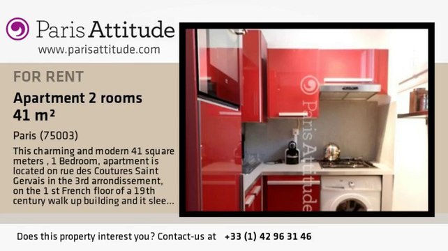 1 Bedroom Apartment for rent - Musée Picasso, Paris - Ref. 8298