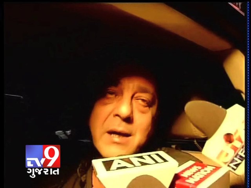 Sanjay Dutt, who was released from jail on furl...