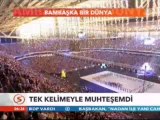 Türkçe Olimpiyatları için Erzurum'a gelen öğrenciler dinleyenler tarafından beğeni topladı