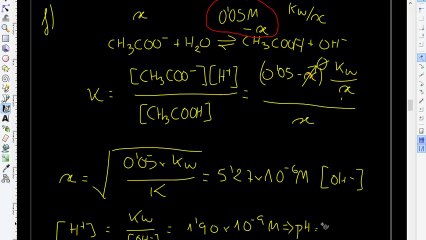Neutralització completa d'un àcid feble amb una base forta