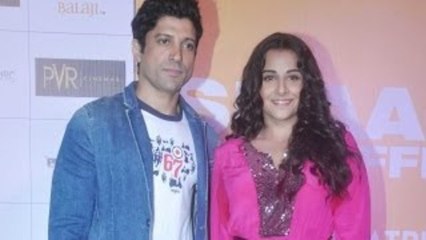 Farhan Akhtar & Vidya Balan at the First Look of Shaadi Ke Side Effects
