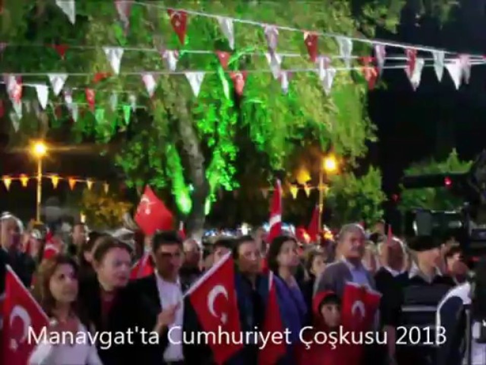 Manavgat'ta Cumhuriyet Çoşkusu