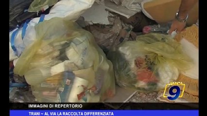 Trani | Al via la raccolta differenziata