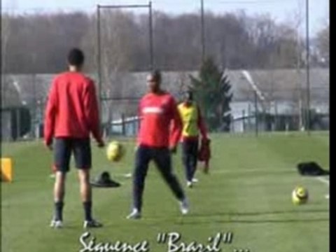 camp des loges séance entrainement