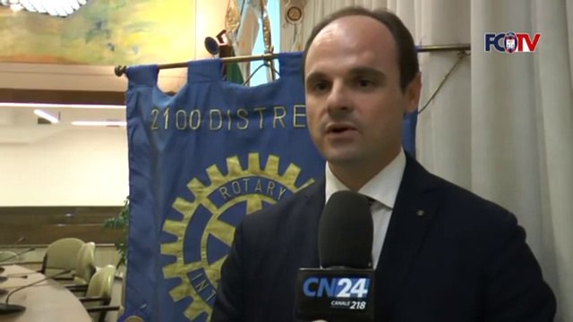 Rotary, premiato il presidente Raffaele Vrenna con la Targa della professionalità