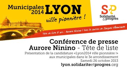 Lyon2014 ville pionnière ! - Conférence de presse