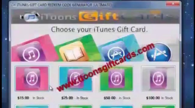 [Mediafire] iTunes Gift Card Generator - Update – Working