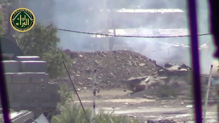 Arabian Tank shot a camera... Violent!