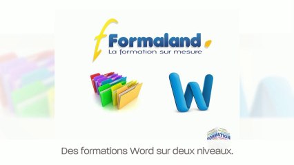 Formation word Paris - tel : 01 77 18 01 78 – Formation word Paris. Formaland