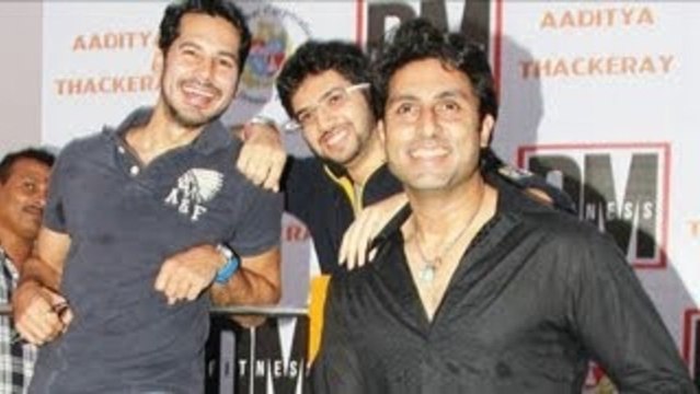 Abhishek Bachchan, Aditya Thackeray Launches Dino Morea's DM Fitness Studio !