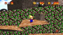Super Mario 64 - Trop haute montagne - Etoile 3 : Pièces rouges sur champignon