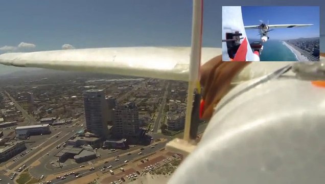 Remote Control Airplane Visits Offshore Drilling Rig