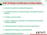 SAP IS Retail Certification Online Idaho