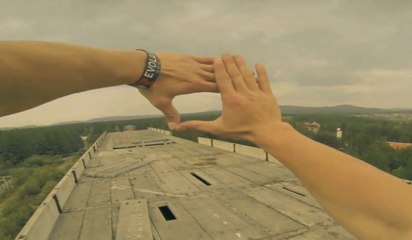 Shades crazy Russian roof run  POV*