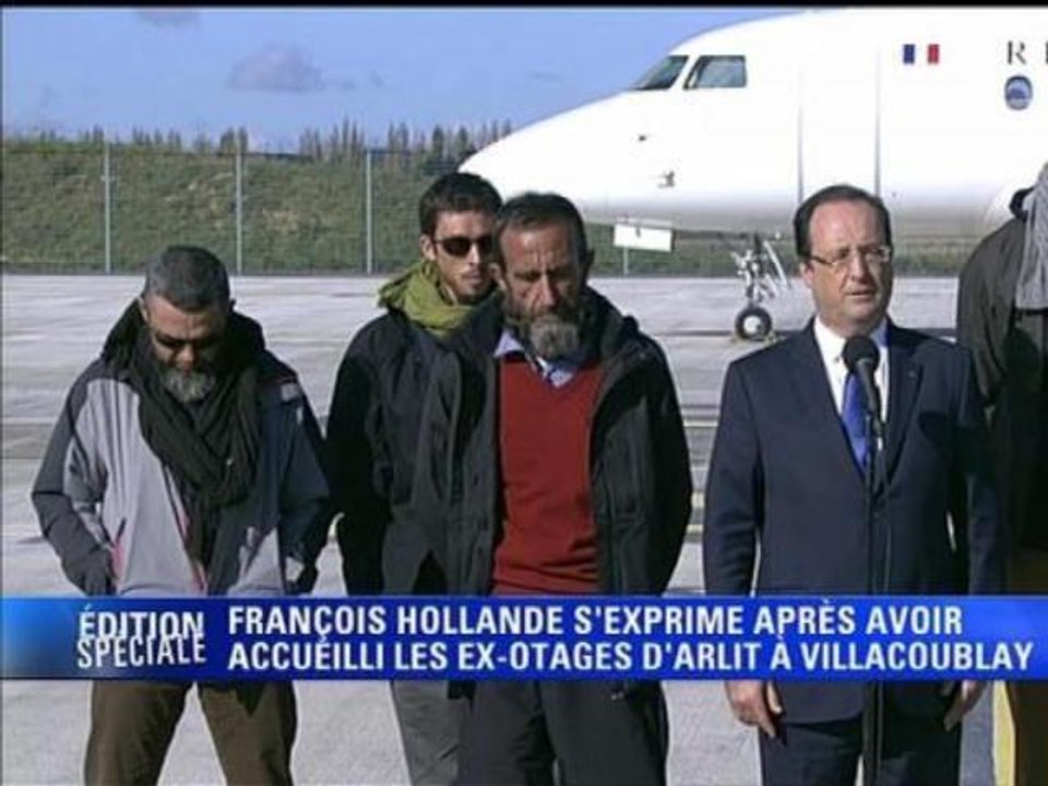 Ex-otages d'Arlit: François Hollande "salue" leur courage - 30/10