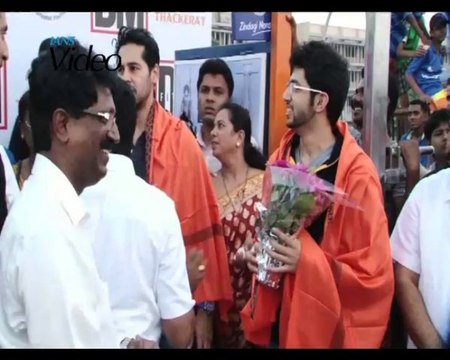 Abhishek inaugurates Dino Moreas fitness studio