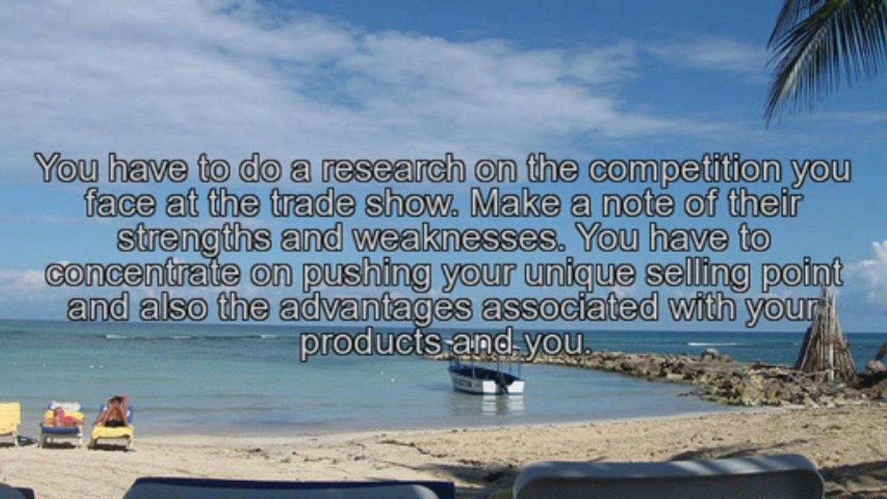 Some Marketing Strategies For The Benefit Of Trade Shows