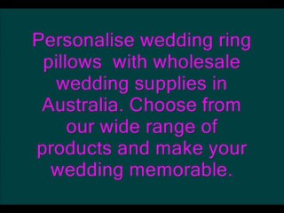 wedding Ring Pillows