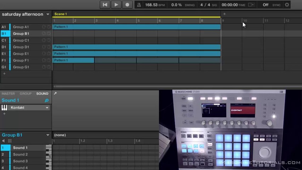Maschine Studio song mode arranging in Maschine 2.0