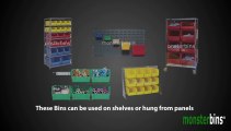 Stackable Plastic Storage Bins from Monster Bins