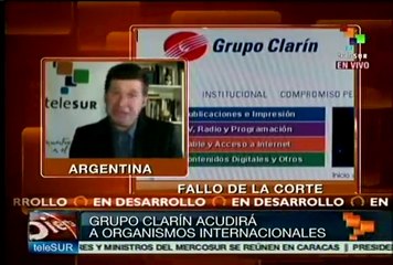 Celebran en Argentina el fallo de la Corte sobre la Ley de Medios