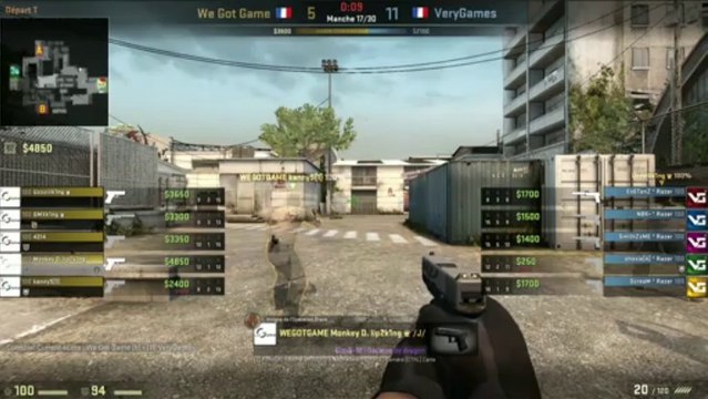 ESWC FRANCE CSGO : We Got Game vs VeryGames