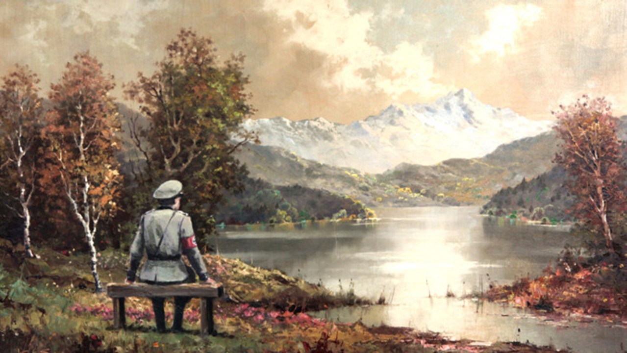 Banksy Donates Retouched Painting With Nazi To Charity