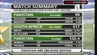 Pakistan v South Africa, 2nd Test, Dubai, 3rd day