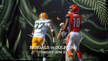 'TNF' Bengals vs. Dolphins promo tonight