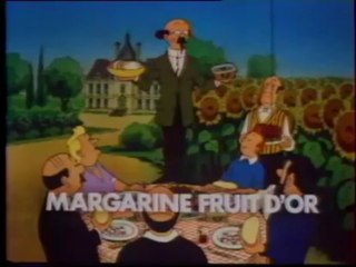 Tintin Margarine Fruit d'or Tournesol - 1986