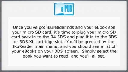 eBook Reader For Nintendo 3DS