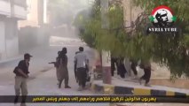 Suriye ordusu teröristleri mevzilerinin arkasından vurdu.. islamidavet.com
