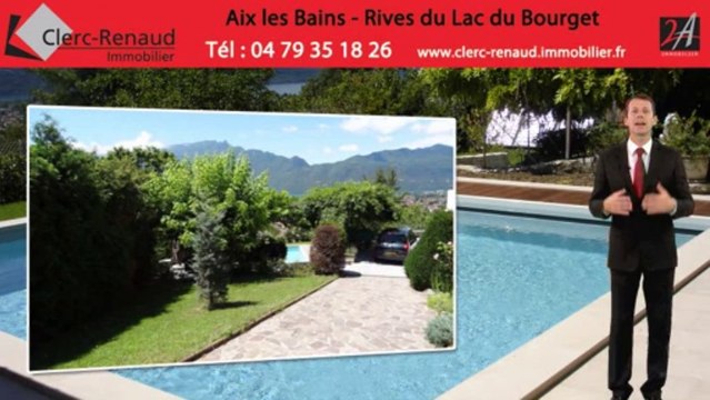 Maison haut de gamme vue lac Aix les Bains