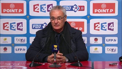Conférence de presse Stade de Reims - AS Monaco FC (1-0) : Hubert FOURNIER (SdR) - Claudio RANIERI (ASM) - 2013/2014